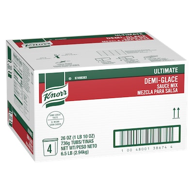 Knorr® Professional Ultimate Demi Glace Sauce 4 x 26 oz - Knorr Professional Demi Glace enables chefs to deliver a flavorful and consistent sauce in less time. See how Chefs Francis and Camilo utilize the product in Canada.